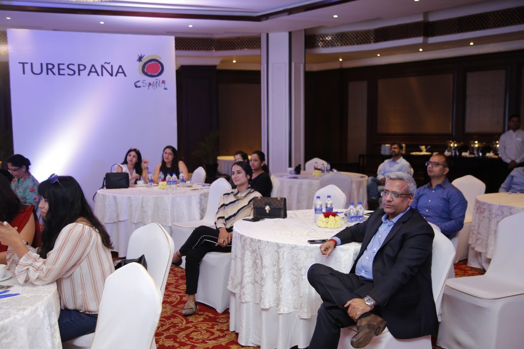 Participantes en la presentación de Turespaña para wedding planners en Delhi, India, julio 2019