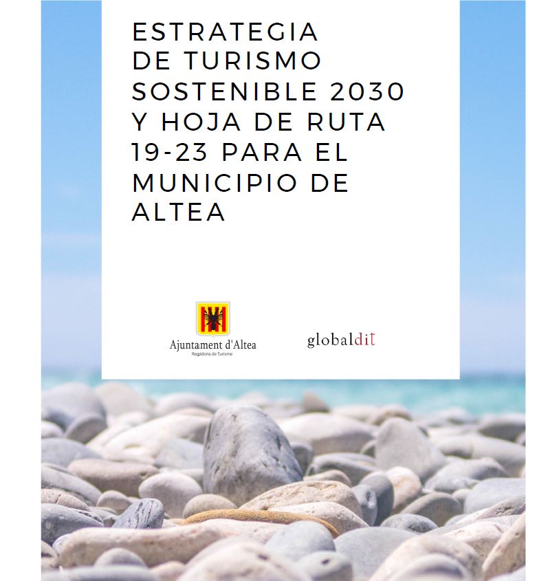 Portada de la Estrategia de Turismo Sostenible 2030 de Altea