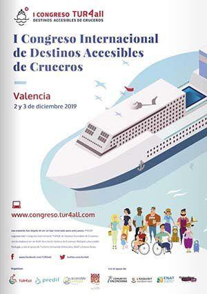 Cartel del Congreso de Destinos Accesibles de Cruceros