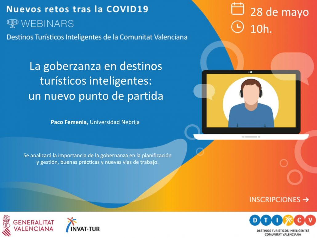 Webinar La gobernanza en destinos turísticos inteligentes