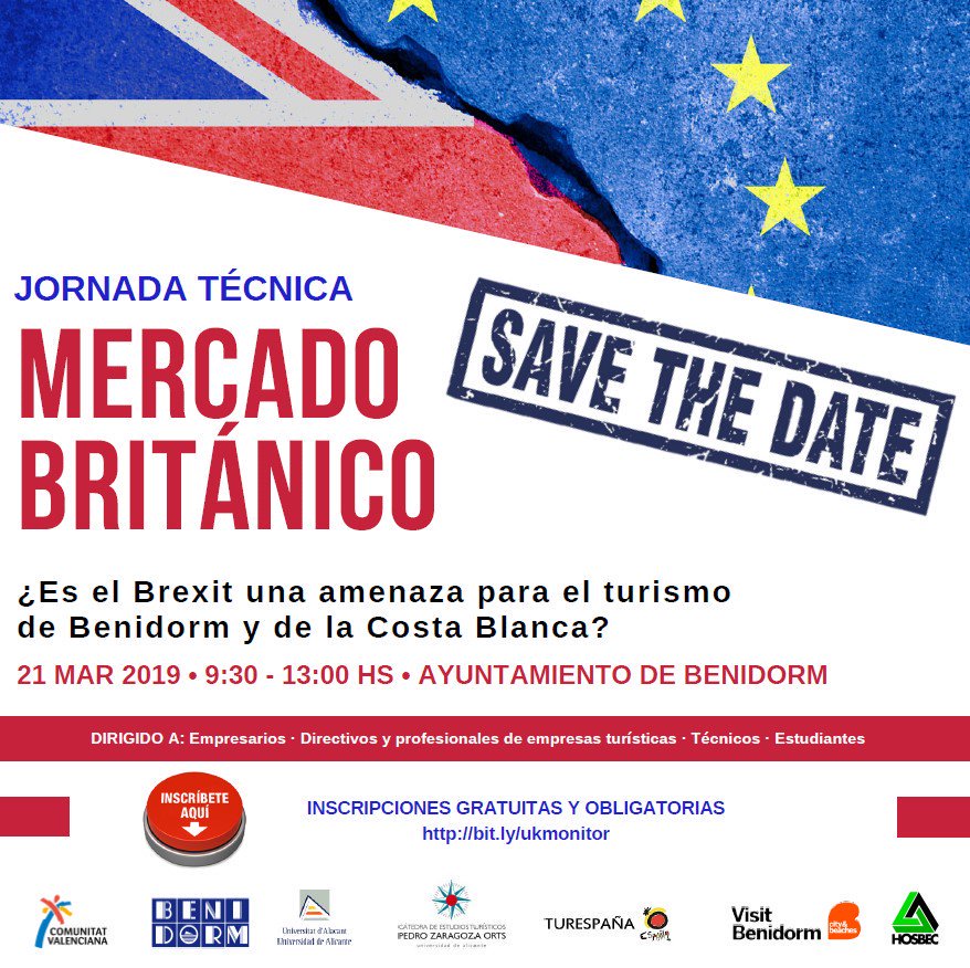 Cartel Jornada Mercado Británico ante el Brexit