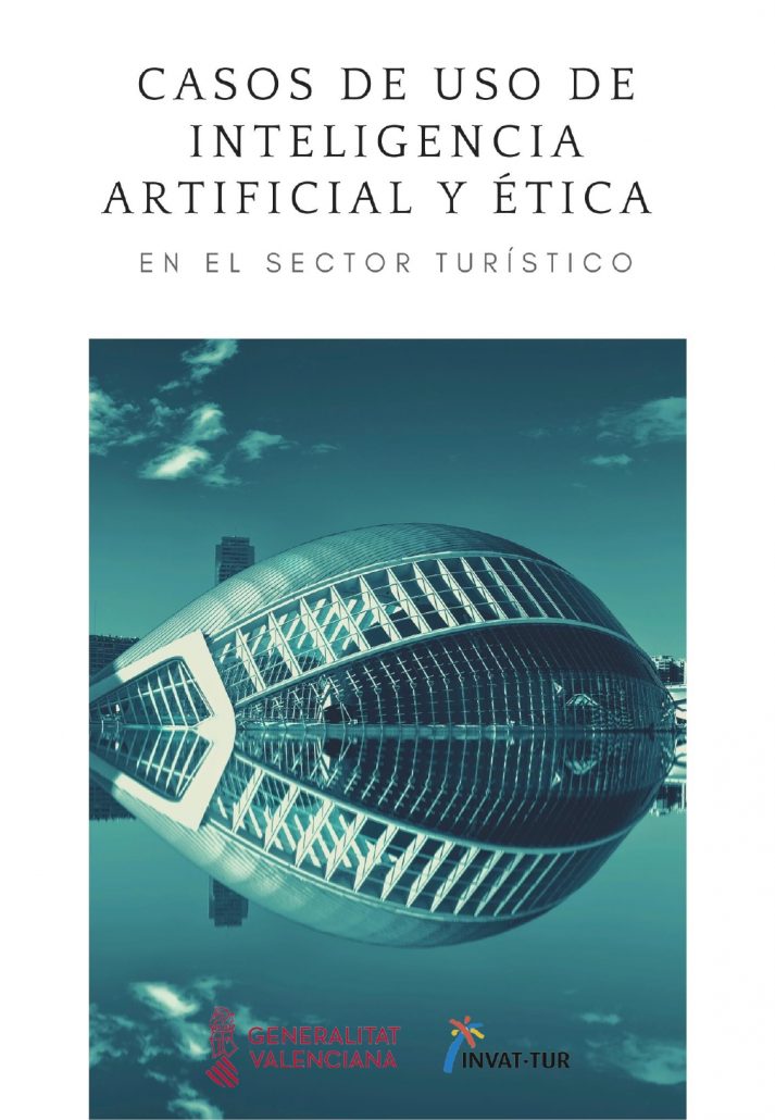 Portada del estudio de Casos de Uso Inteligencia Artificial y Ética Sector Turístico Comunitat Valenciana_page-0001