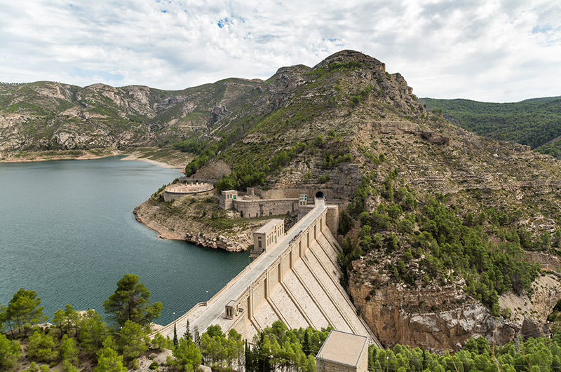 El pantano de Benagéber.