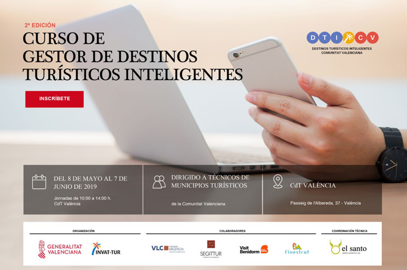 Curso Gestor de Destinos Turísticos Inteligentes, 2019, Valencia