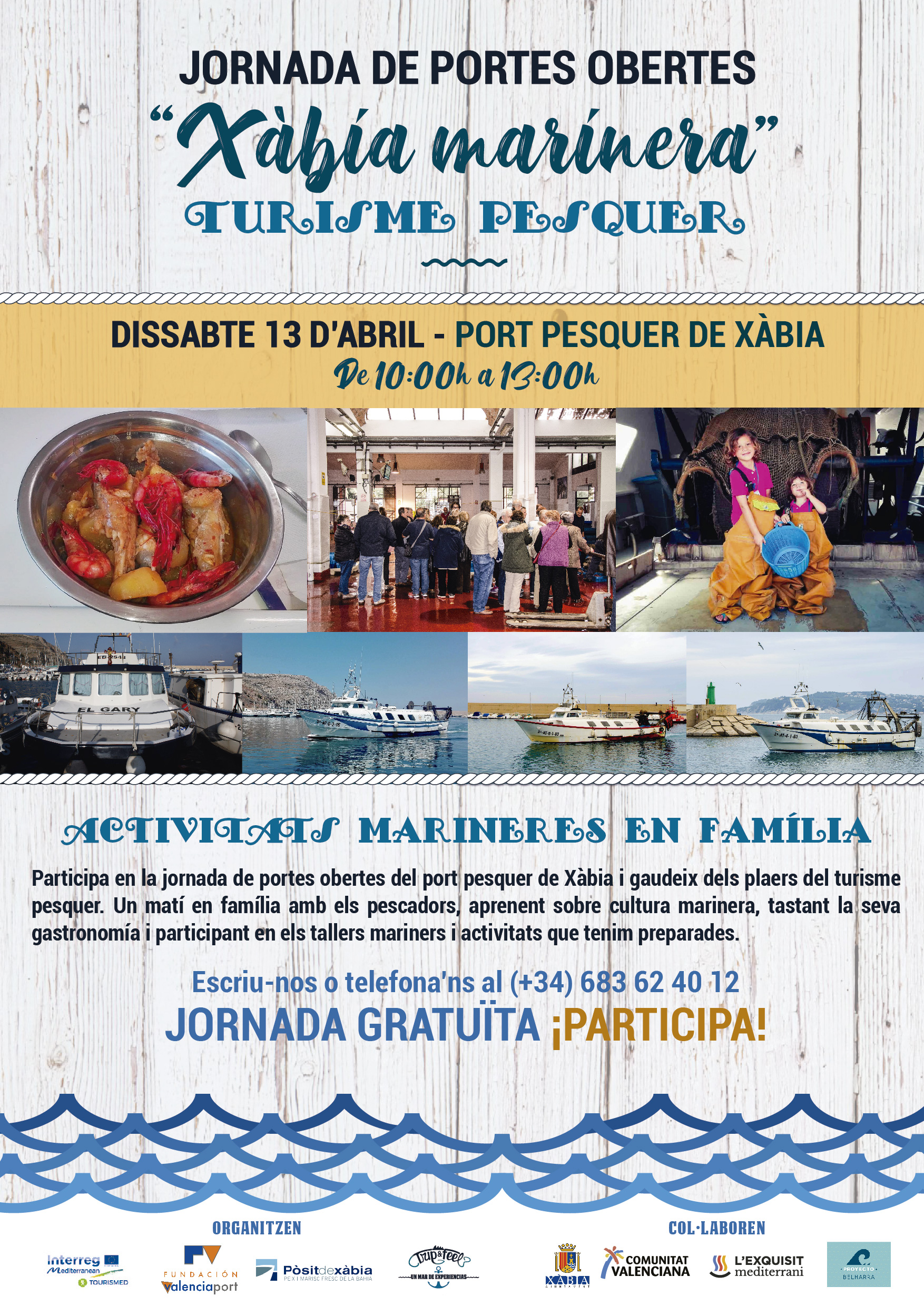 Cartell Xàbia Marinera 2019 en valencià