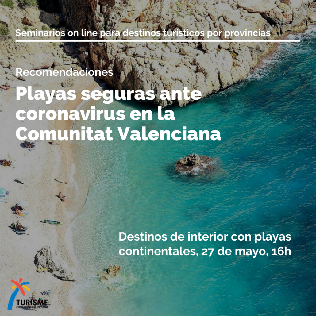 Webinar sobre uso de playas continentales de forma segura ante la COVID19 en la Comunitat Valenciana