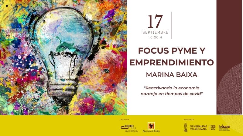 Cartel Focus Pyme Emprendimiento Marina Baixa 2020