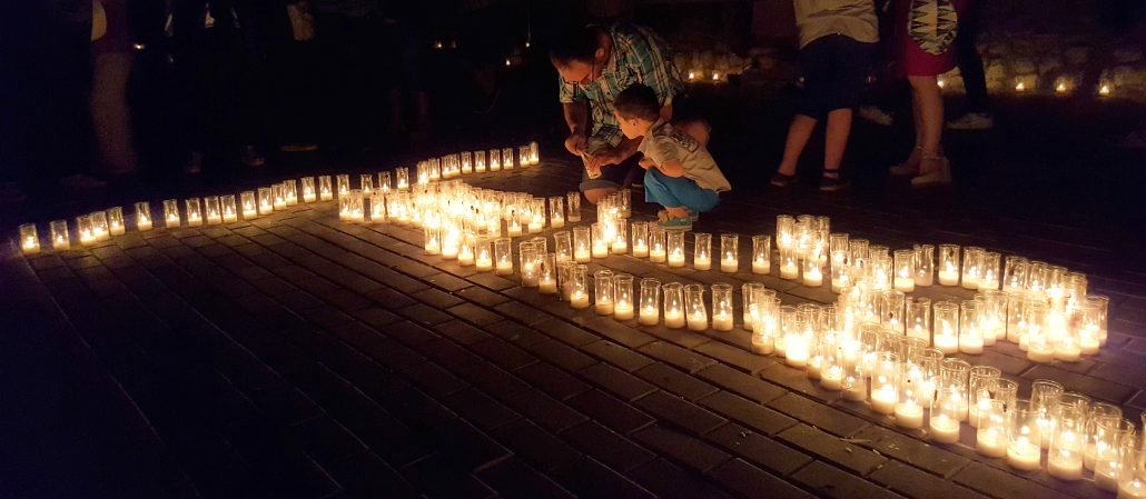 Detalle de la ruta de la Noche de las Velas en Titaguas. Comunitat Valenciana