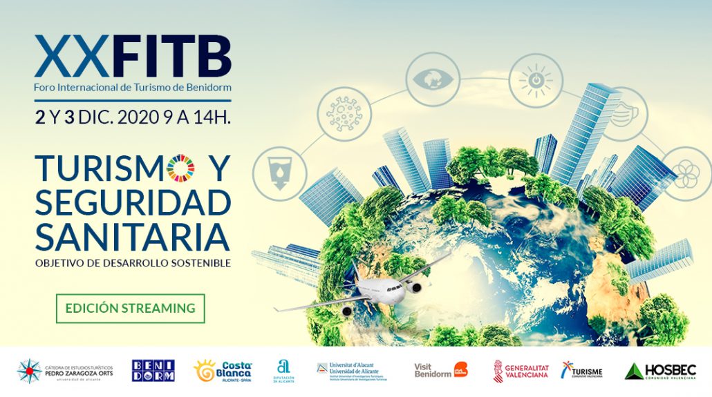 Cartel Foro Internacional de Turismo de Benidorm 2020