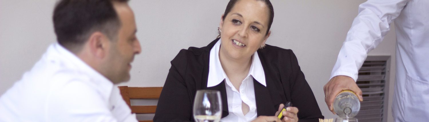 Calleja y Gutiérrez, jefe de cocina y jefa de sala del Restaurante Annua