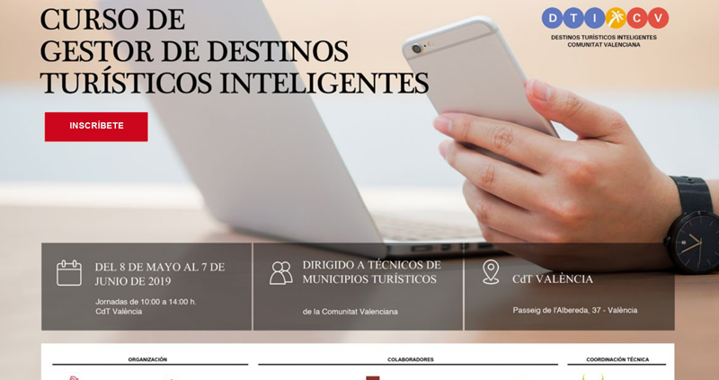 Curso Gestor de Destinos Turísticos Inteligentes, 2019, Valencia