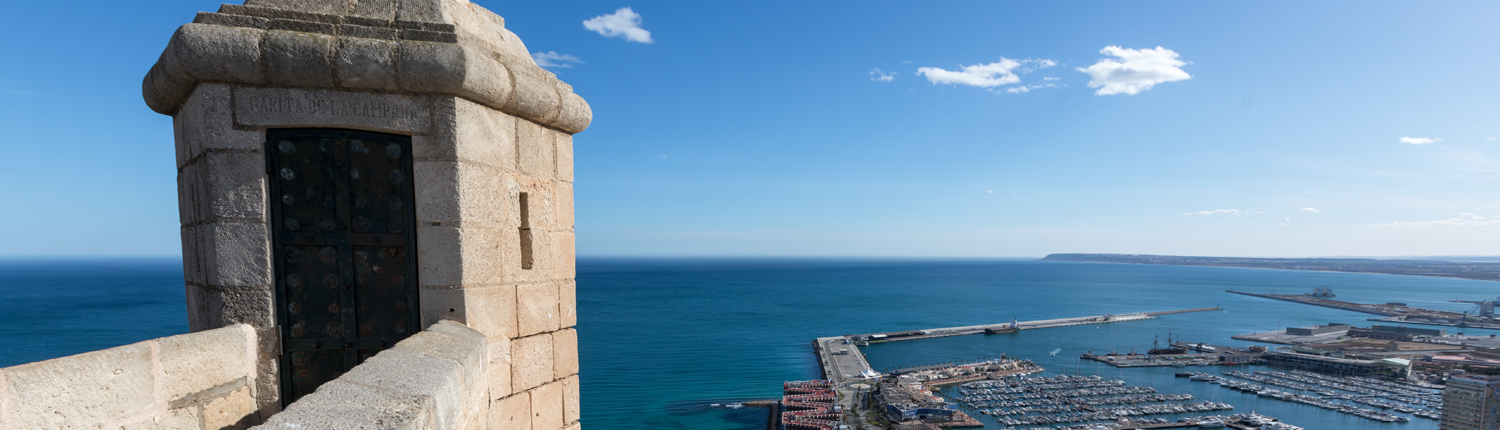 Castillo de Santa Bárbara, en Alicante, Comunitat Valenciana