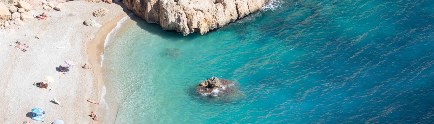 Cala Moraig en Benitatxell, Comunitat Valenciana