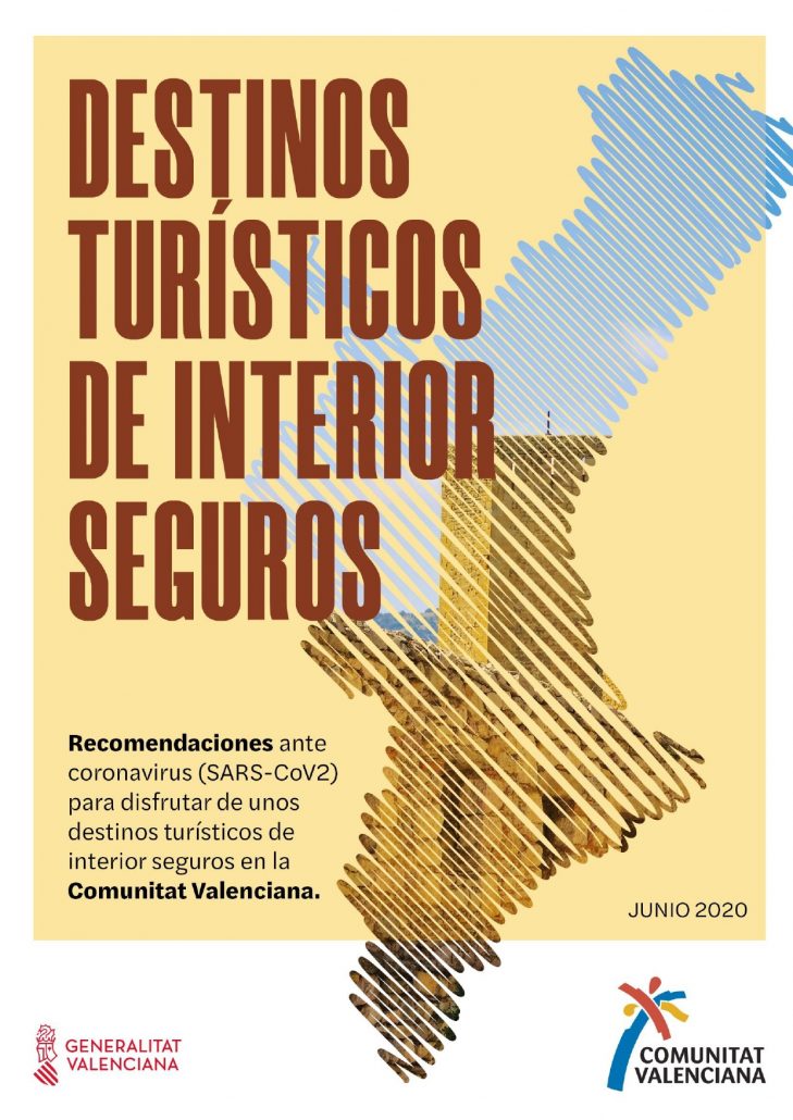 Portada de la guía de recomendaciones para destinos de interior seguros ante la covid19