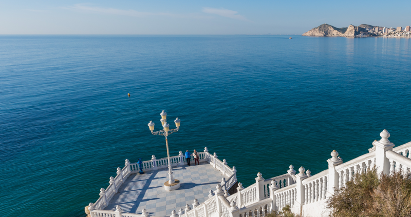 Vistas Benidorm desde el Balcón del Mediterráneo. Comunitat Valenciana