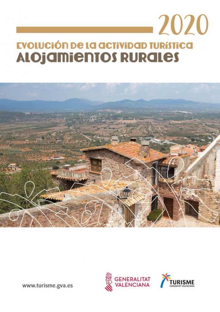 Alojamientos Rurales en la Comunitat Valenciana en 2020