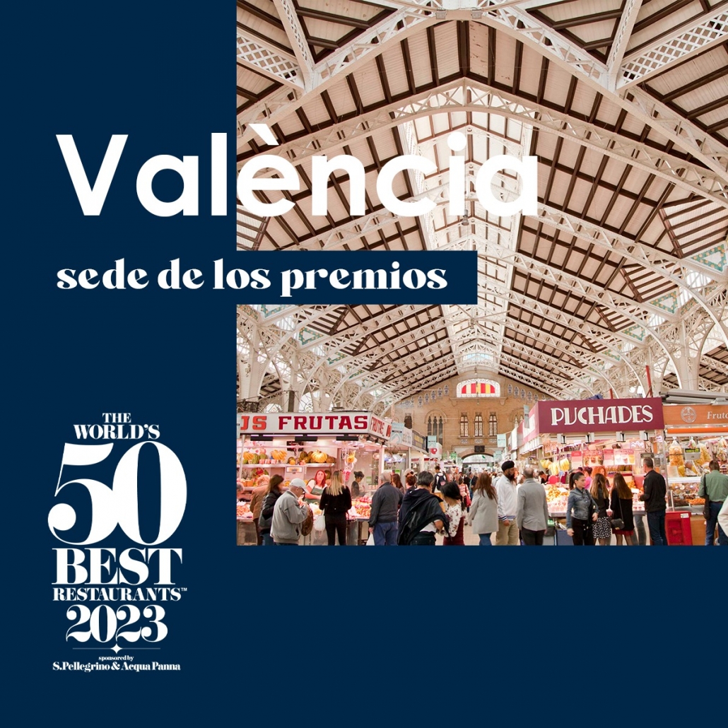 Creatividad de la Gala 50 Best Restaurants 2023 en València