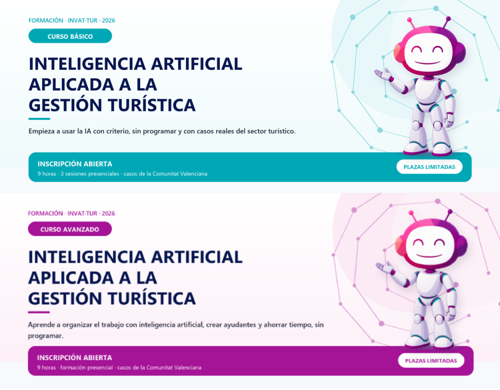 Curso de inteligencia artificial aplicada a la gestión turística